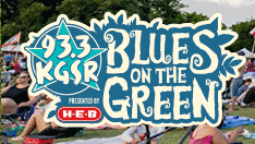 KGSR Blues on the Green logo